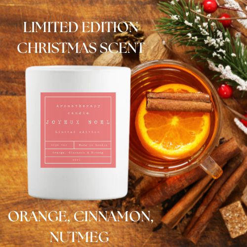 SOS Aromatherapy Candles - SALE! Special Edition - Joyeux Noel - Clove, Mandarin Orange, Cinnamon, Nutmeg